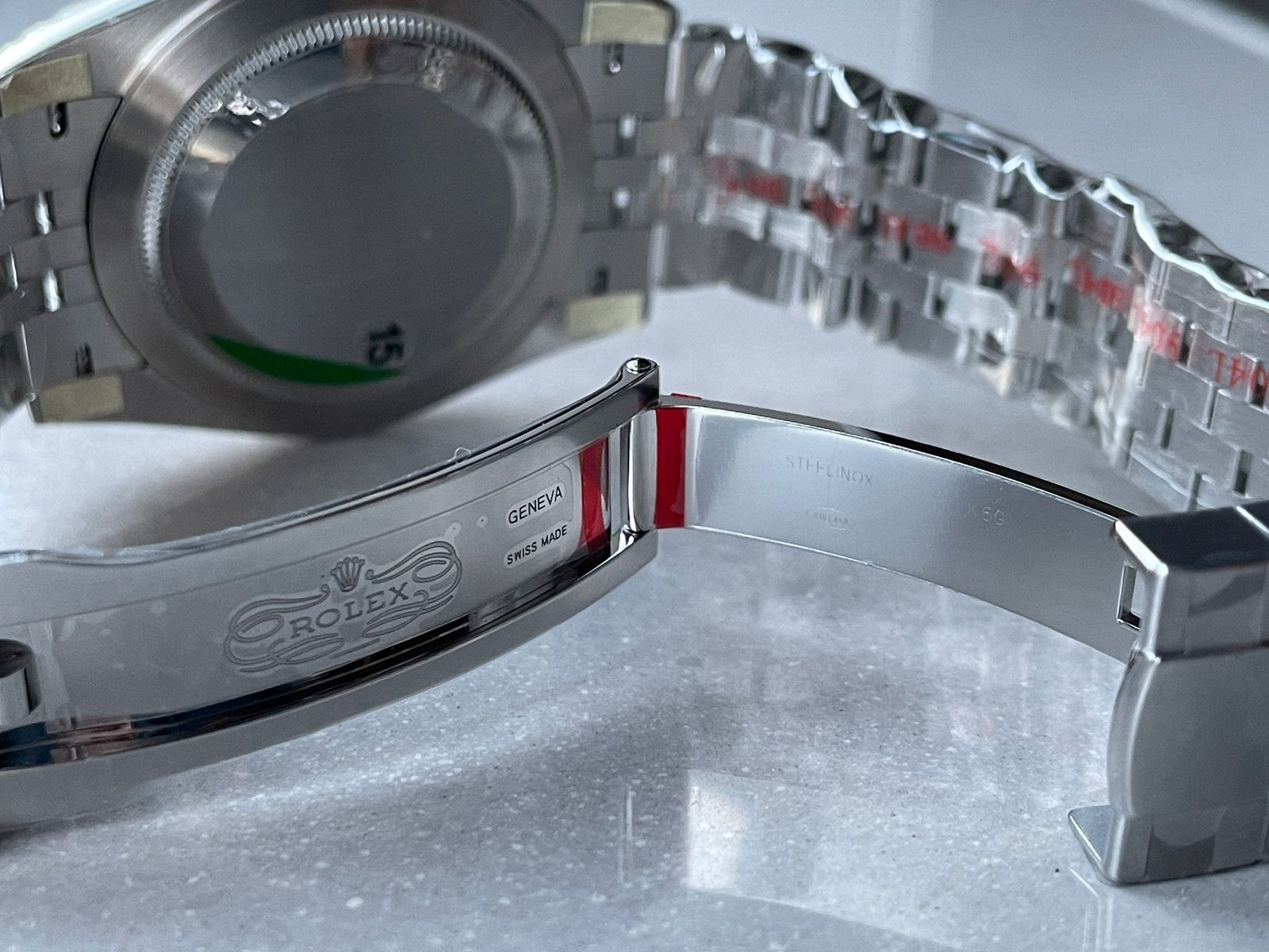 DateJust 41 SS VS Factory 1:1 Best Edition 904L Steel Blue Dial on SS Jubilee bracelet - Image 9
