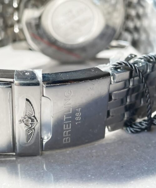 Navitimer SS GF 1:1 Best Edition SS Black Dial on SS Bracelet A7750 - Image 9