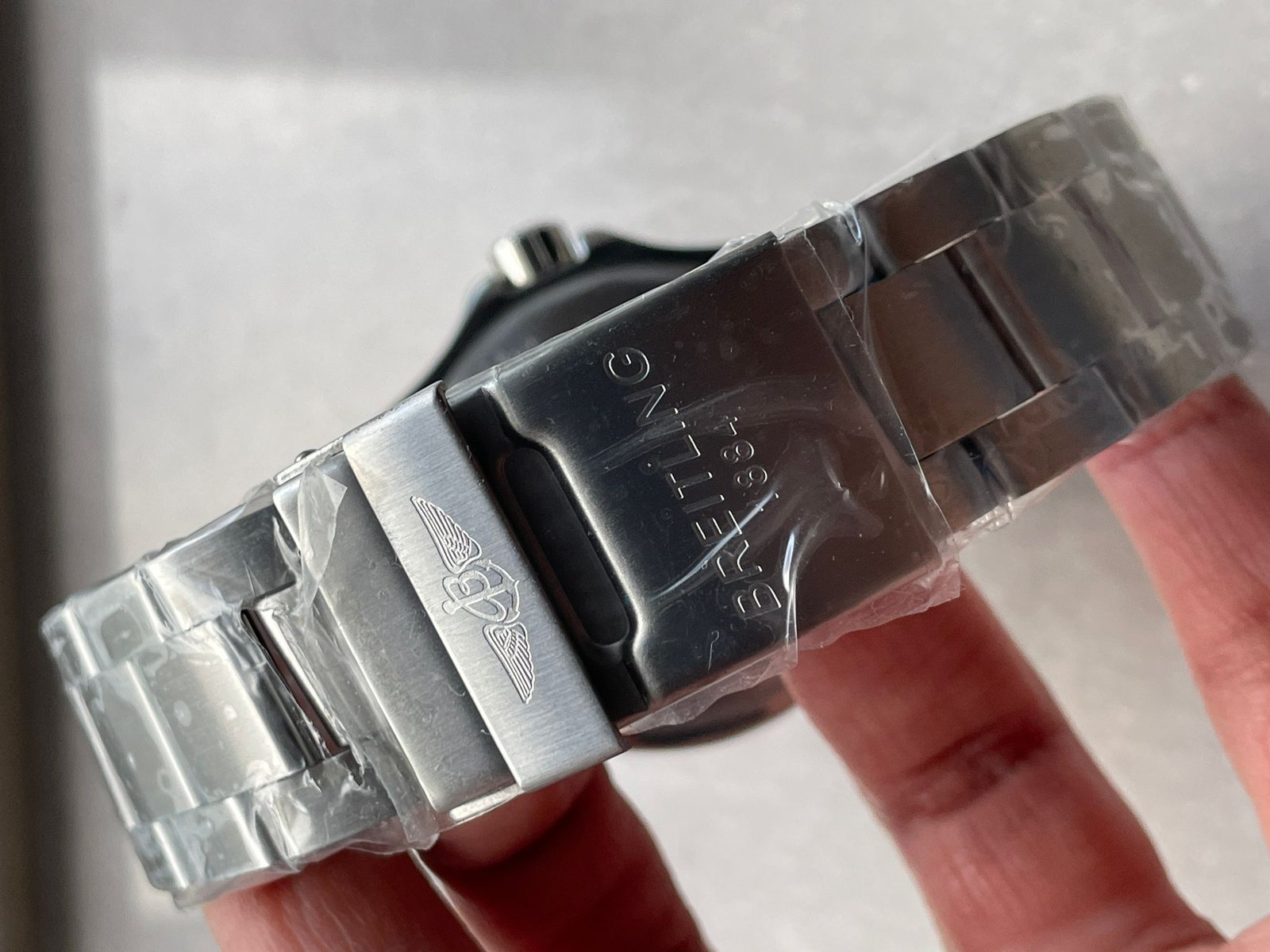 Superocean Automatic 44 BLSF 1:1 Best Edition Green Dial Green Bezel on SS Strap A2824 - Image 6