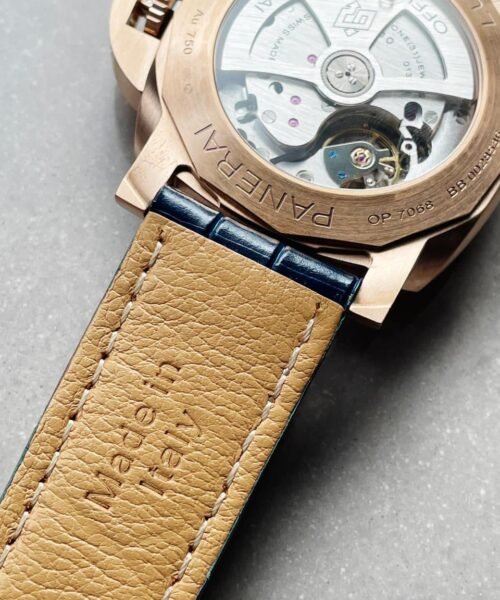 PAM1112 V GMT RG VSF 1:1 Best Edition Blue Dial on Blue Leather Strap P.9010 - Image 15