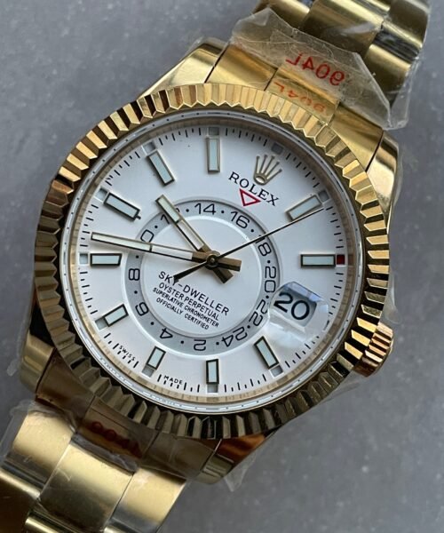 Skydweller SS/YG Noob Best Edition White Dial on SS/YG Bracelet A23J - Image 2