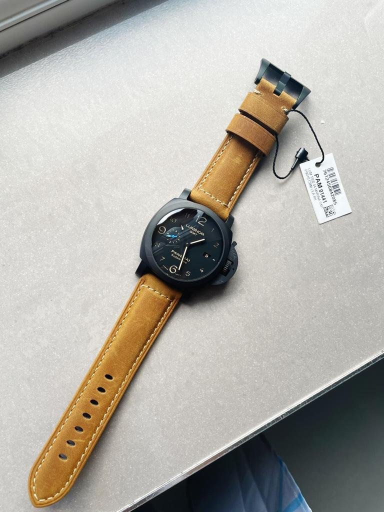 PAM1441 U VSF 1:1 Best Edition Black Dial on Brown Asso Strap P.9011 - Image 9