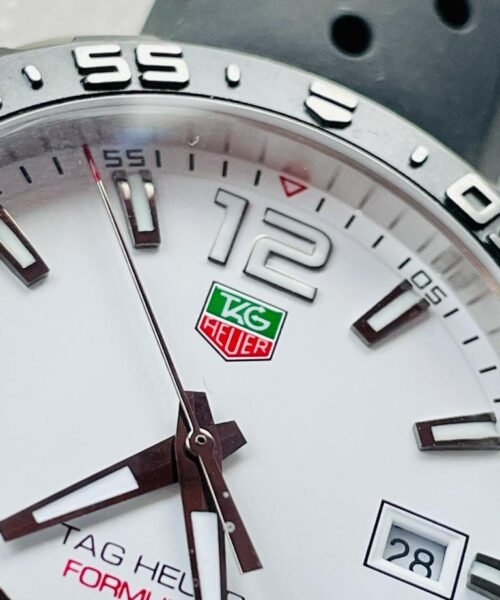 TAG HEUER FORMULA 1  White dial Rubber Strap Swiss Rhonda quart - Image 8