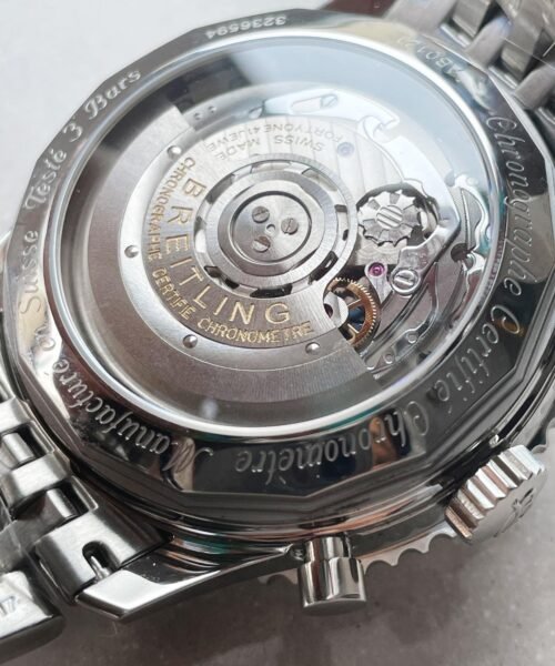 Navitimer 01 1:1 SS White Dial on Steel Strap A7750 GF Factory - Image 11
