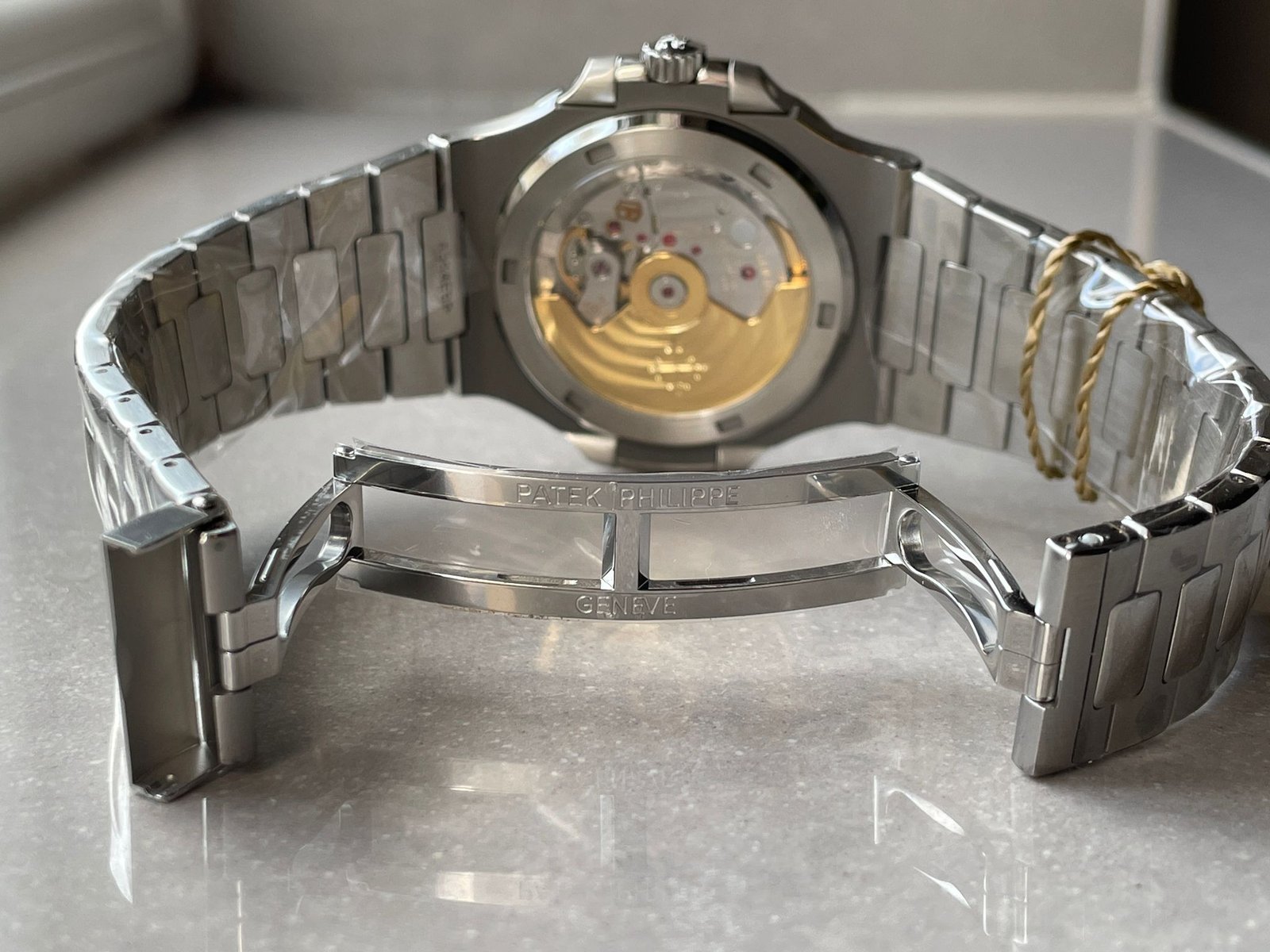 Nautilus 5711/1A PPF 1:1 Best Edition Green Textured Dial T Diamonds Bezel on SS Bracelet 324CS V4 - Image 14