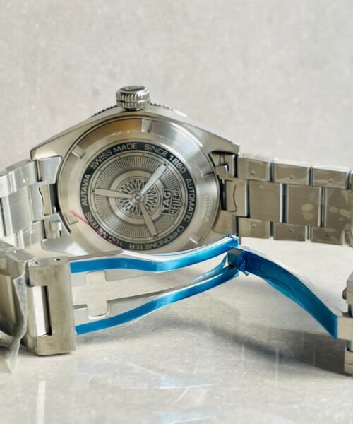 Autavia WBE5116 OGF 42mm SS KOR 1:1 Best Edition Blue Dial on SS Bracelet SW200 - Image 11
