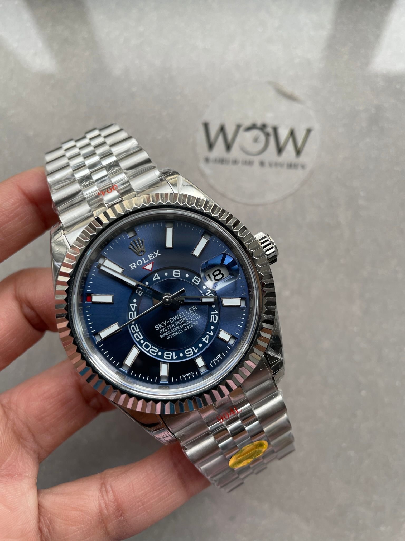 Sky-Dweller 326935 SS Blue Dial on SS Jubilee Bracelet Noob Asian 23J