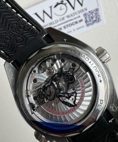 Planet Ocean 600M 43.5mm Black Ceramic Bezel SS VSF 1:1 Best Edition Gray Dial on Black Rubber Strap A8900 - Image 7