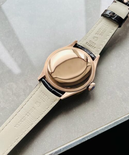 Cellini Moonphase 50535 RG White Dial on Leather Strap KZF Asia 3195 Mod - Image 16