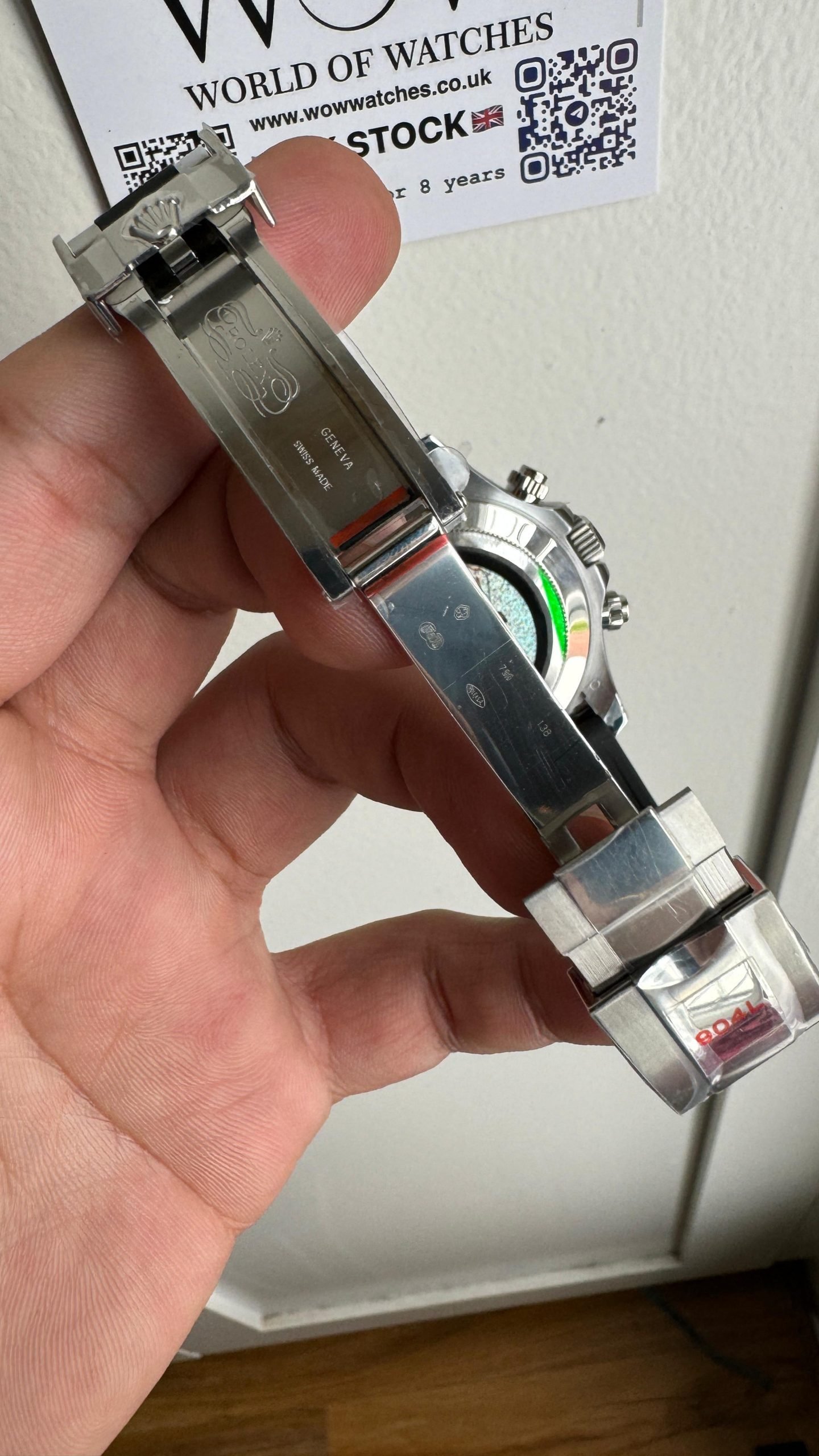 Daytona 116519 QF Edition Meteorite Dial on Oysterflex Strap SH4130 V3 (Gain Weight) - Image 12