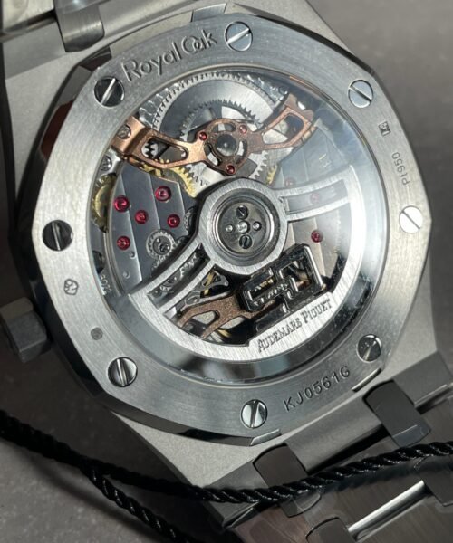 Royal Oak 39mm 16202 “50th Anniversary” SS ZF 1:1 Best Edition Green Textured Dial on SS Bracelet A7121 - Image 12