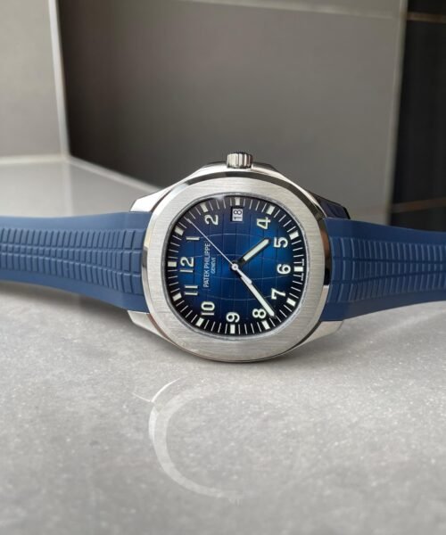 Aquanaut 5168G 42mm SS ZF 1:1 Best Edition Blue Dial on Blue Rubber Strap 324CS - Image 9