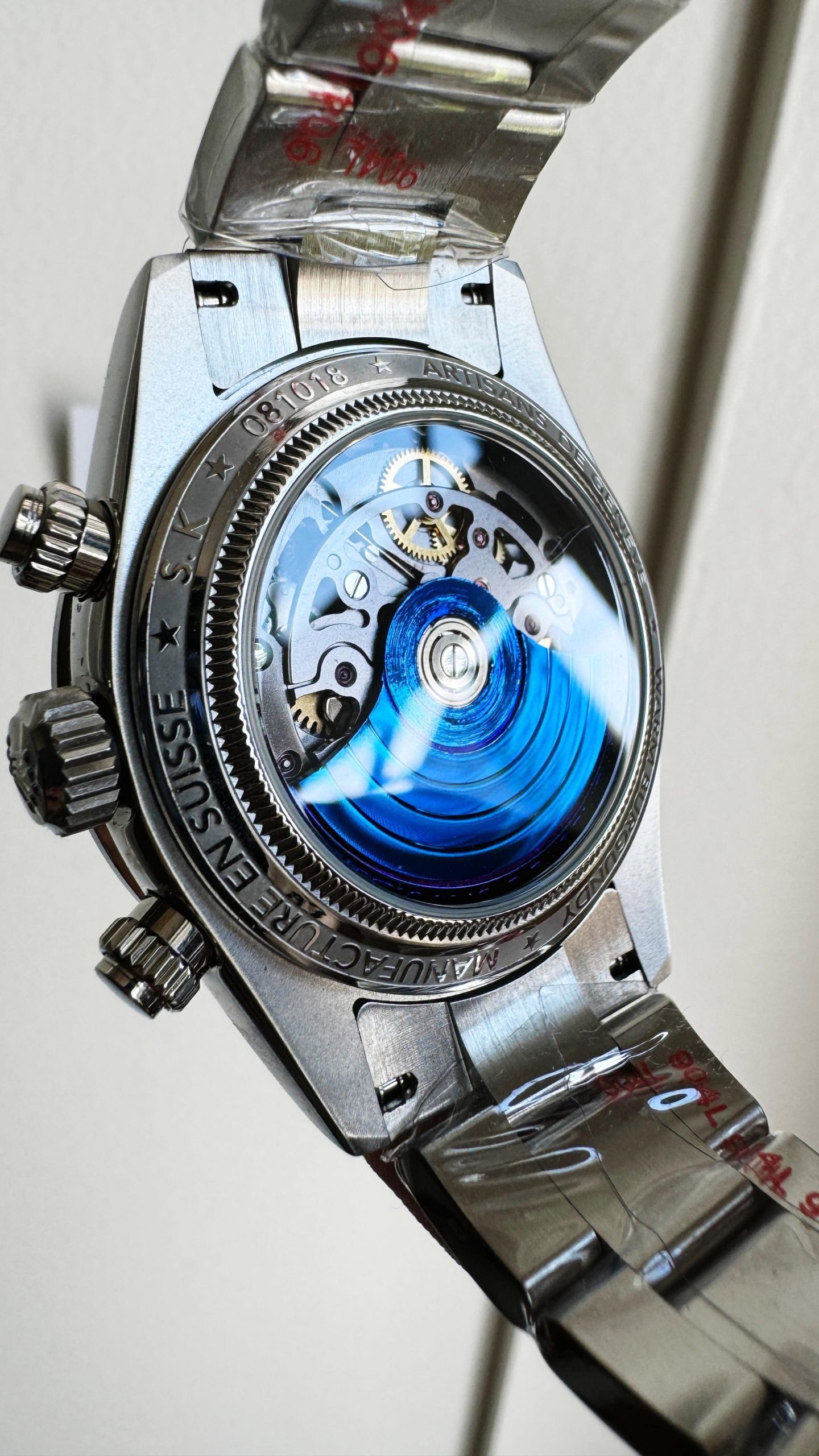 Daytona SS ADGF Best Edition Ice Blue Dial on SS Bracelet SA4130 - Image 12