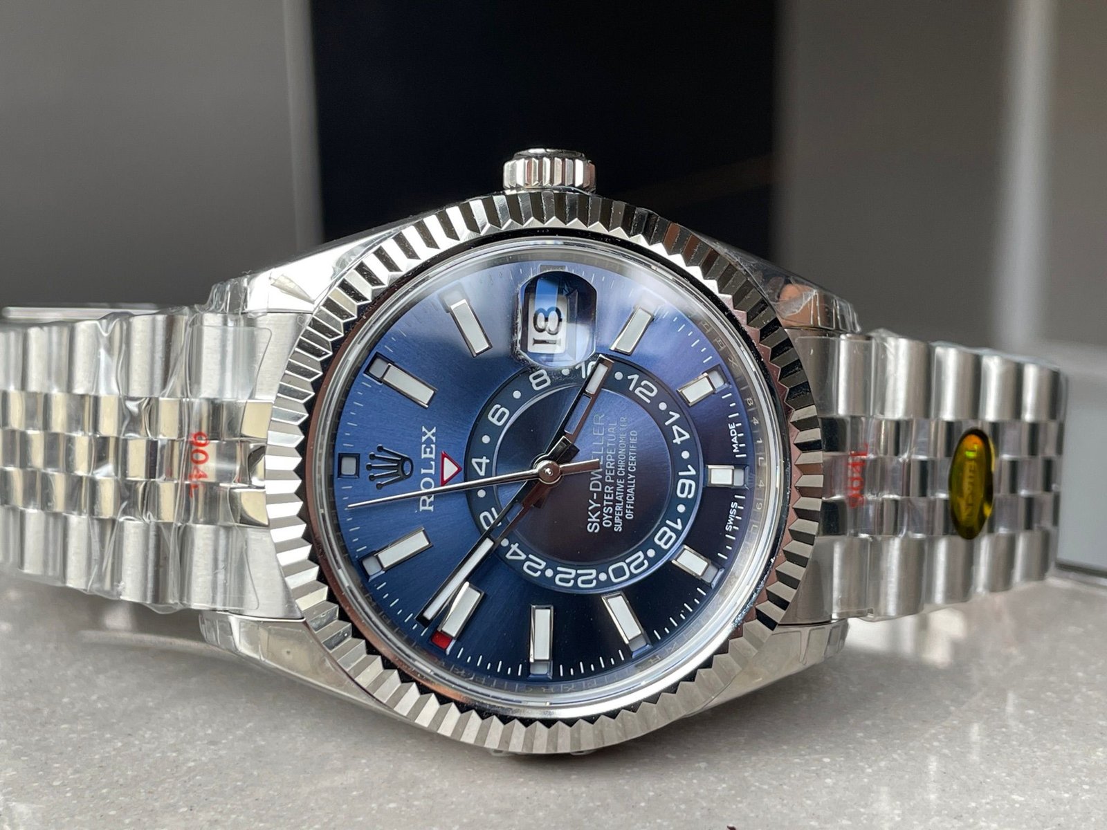 Sky-Dweller 326935 SS Blue Dial on SS Jubilee Bracelet Noob Asian 23J - Image 7