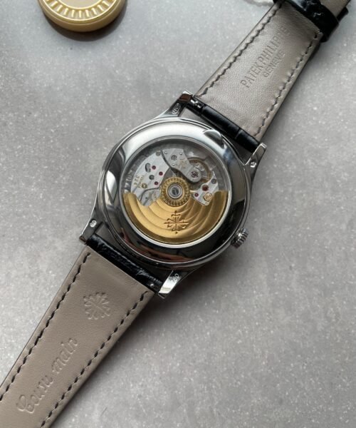 Annual Calendar Moonphase 5396 SS ZF 1:1 Best Edition White/Blue Dial on Black Leather Strap A324 - Image 14