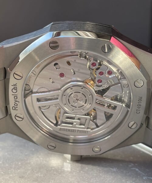 Royal Oak 41mm 15510 "50th Anniversary" SS ZF 1:1 Best Edition Blue Textured Dial on SS Bracelet A4302 - Image 19