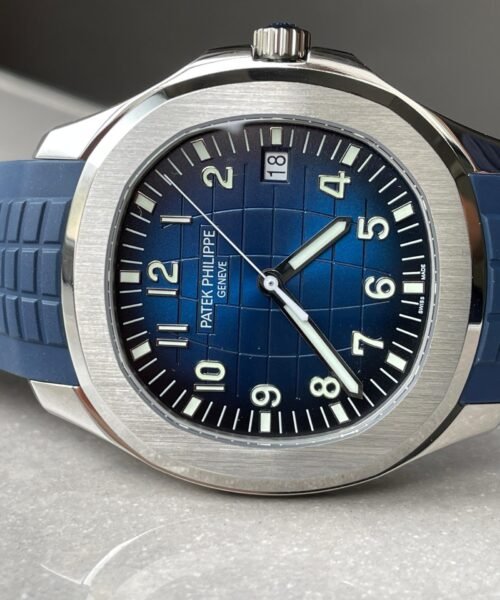Aquanaut 5168G 42mm SS ZF 1:1 Best Edition Blue Dial on Blue Rubber Strap 324CS - Image 8