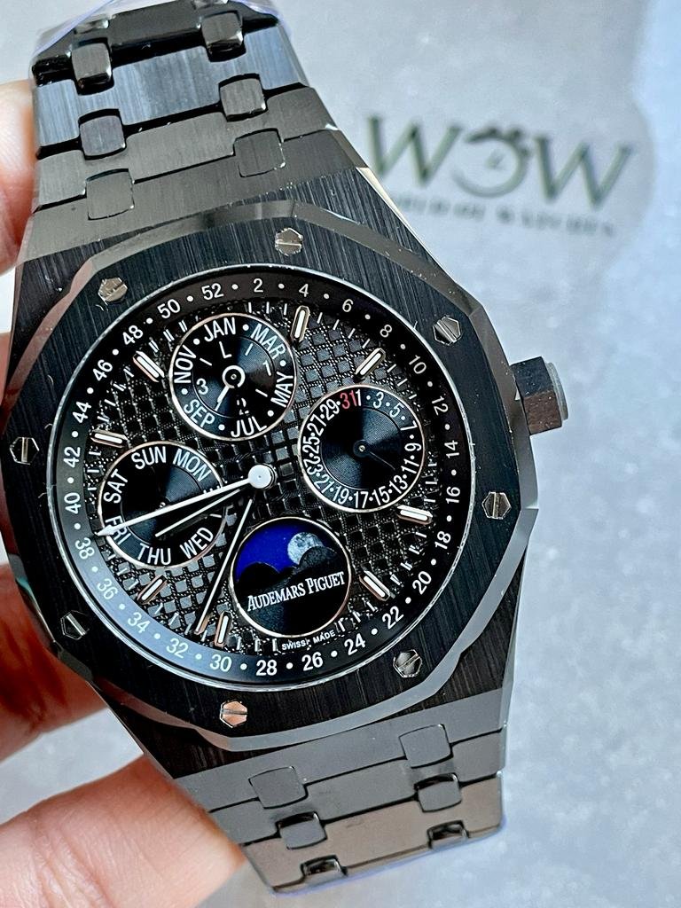 AP Royal Oak moonface Perpetual Calendar 26579cb Black Ceramic APSF Best A5134 - Image 2