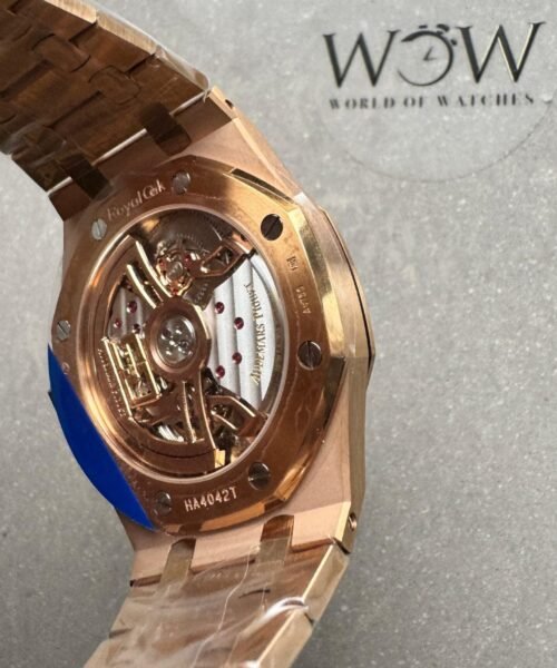 Royal Oak 39mm 16202 “50th Anniversary” RG ZF 1:1 Best Edition Gray Textured Dial on RG Bracelet A7121 - Image 8