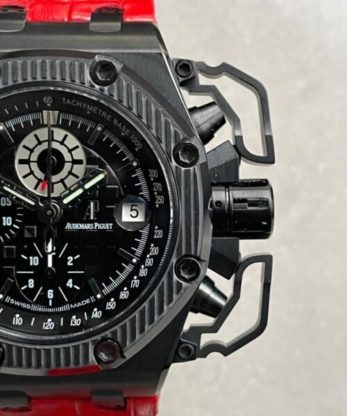 Royal Oak Offshore Survivor IPF 1:1 Limited Edition on Red Leather Strap A7750 - Image 10