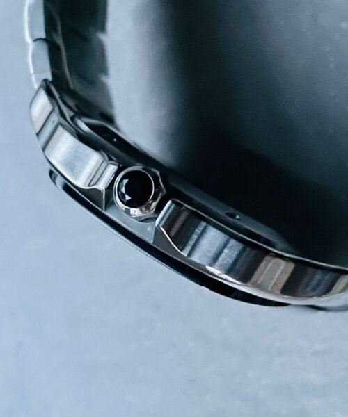 Santos 40mm SS BVF 1:1 Best Edition Gray Dial Black Bezel on SS Bracelet MIYOTA 9015 - Image 8