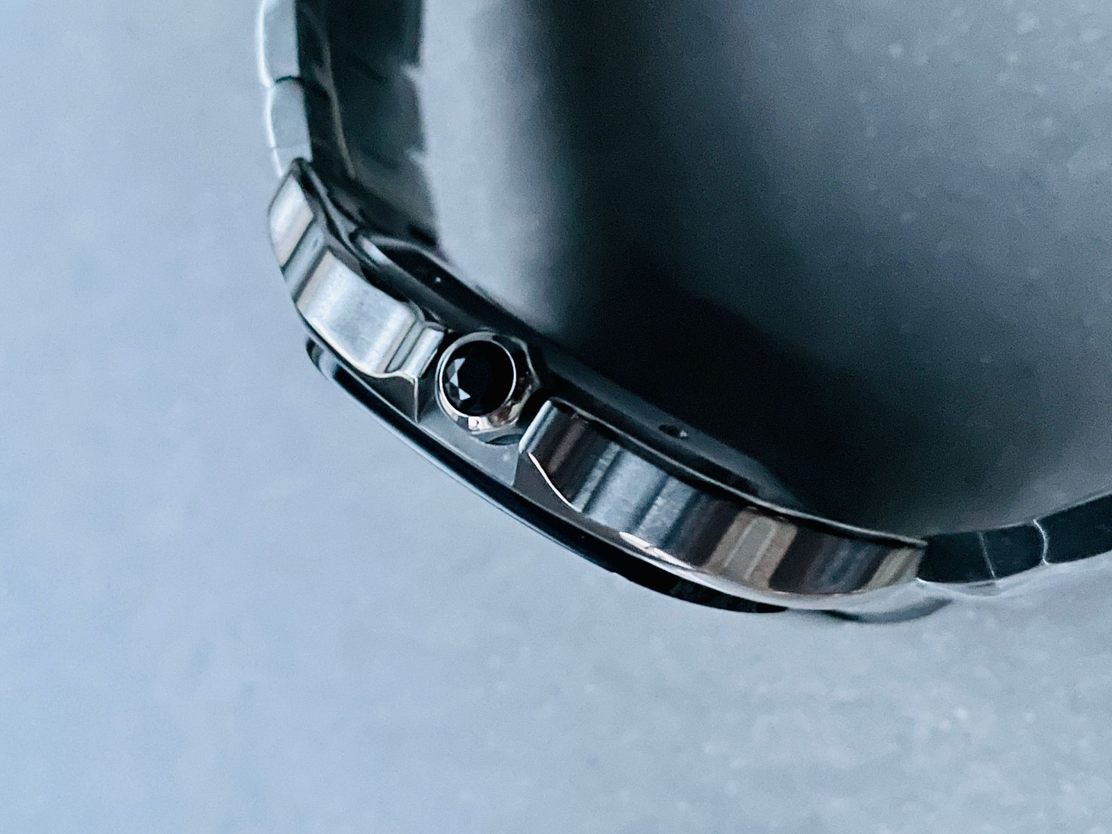 Santos 40mm SS BVF 1:1 Best Edition Gray Dial Black Bezel on SS Bracelet MIYOTA 9015 - Image 9