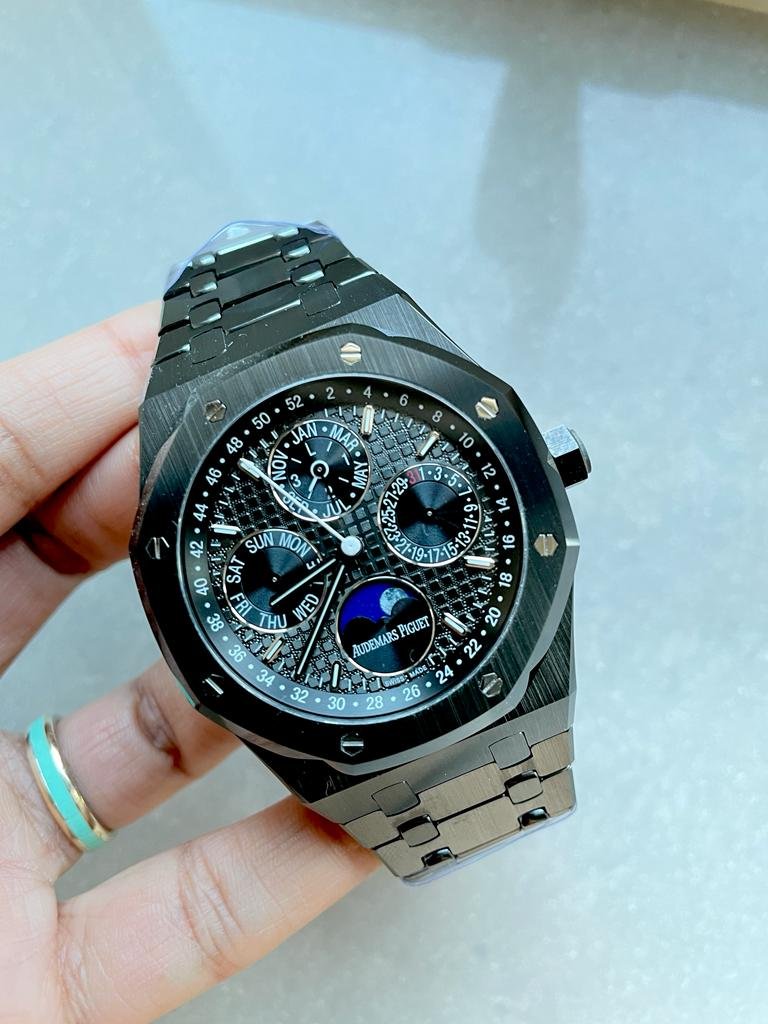 AP Royal Oak moonface Perpetual Calendar 26579cb Black Ceramic APSF Best A5134 - Image 3