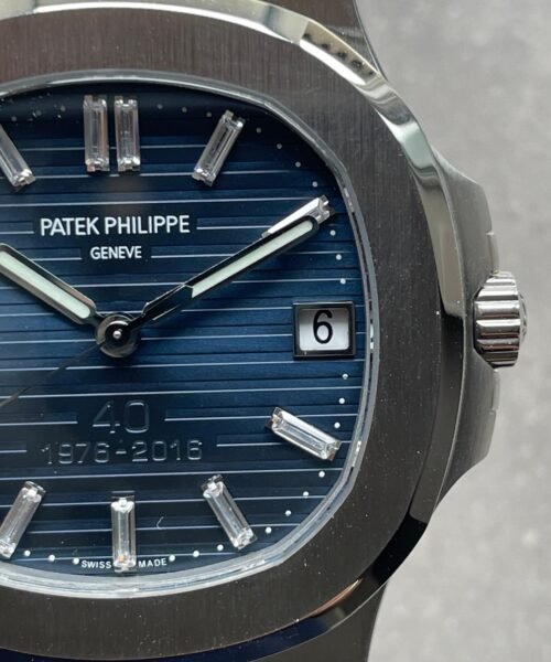 Nautilus 5711 40th Anniversary SS PPF 1:1 Best Edition Blue Dial on SS Bracelet A330 - Image 4