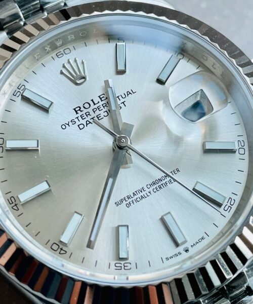 DateJust 41 SS VS Factory 1:1 Best Edition 904L Steel Silver Dial on SS Jubilee bracelet - Image 3