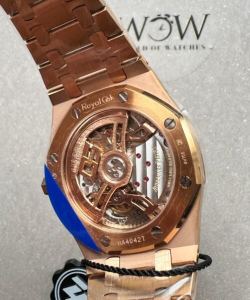 Royal Oak 39mm 16202 “50th Anniversary” RG ZF 1:1 Best Edition Gray Textured Dial on RG Bracelet A7121 - Image 9