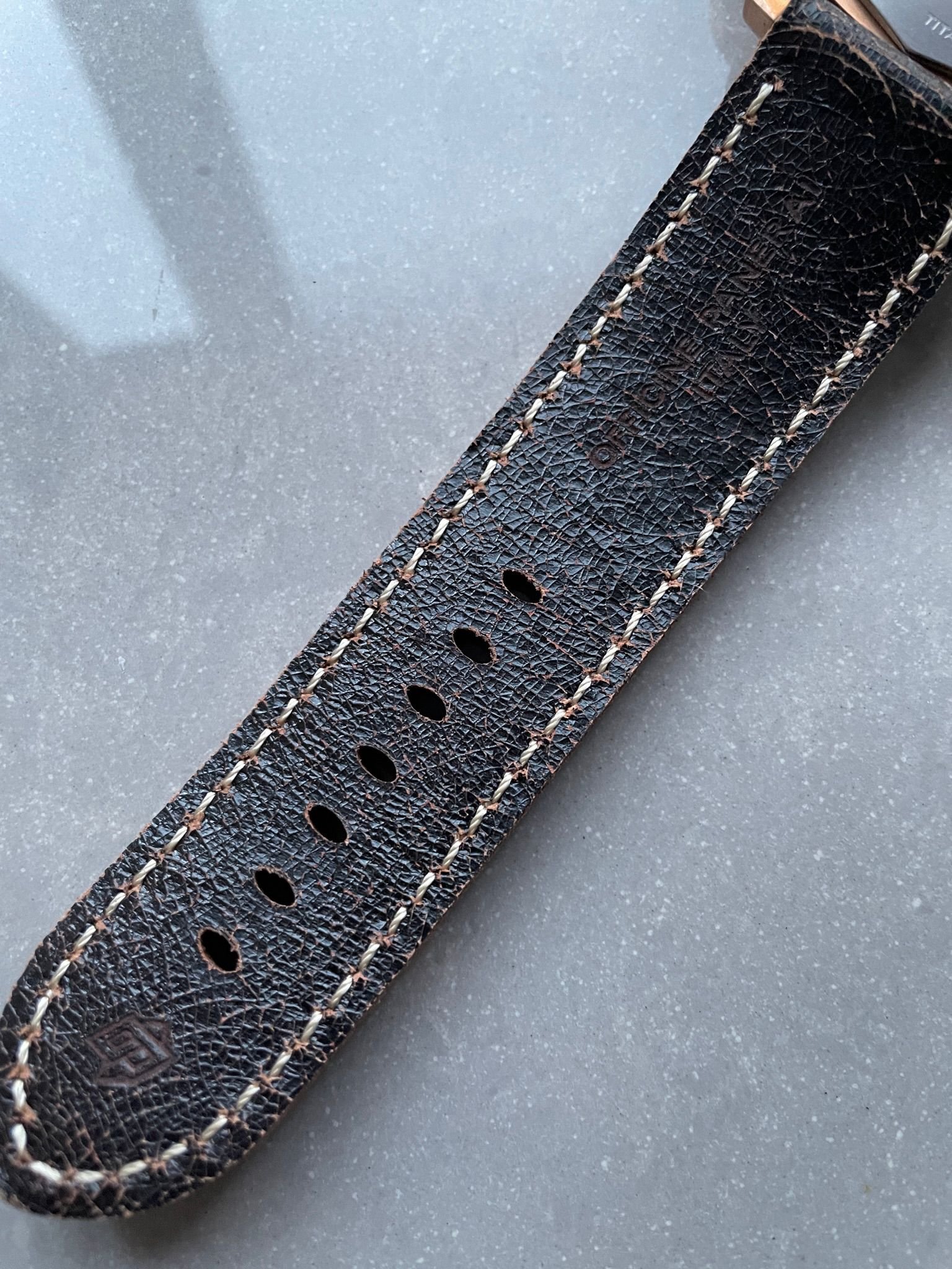 PAM382 N Bronzo VSF 1:1 Best Edition on Green dial on Brown Distressed Calfskin Strap P.9000 - Image 16