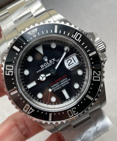 Sea-Dweller 43mm 126600 904L SS Black Dial on SS Bracelet VSF VS3235 - Image 5
