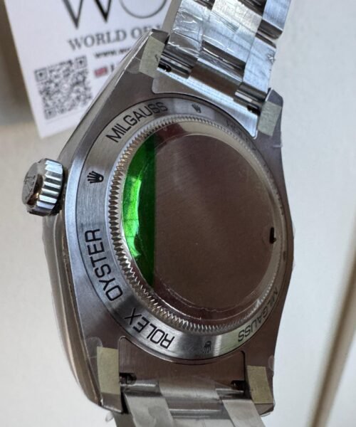 Milgauss 116400GV VSF 1:1 Best Edition 904L Steel Green Dial on SS Bracelet VS3131 - Image 9