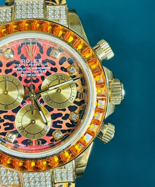 Daytona 116598 SACO 'Leopard' JH factory Leopard print Dial Leopard print Leather Strap - Image 11