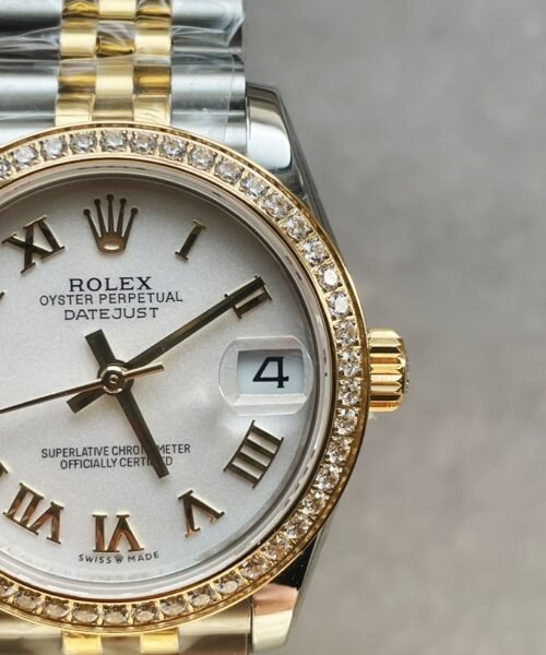 Datejust 31mm 278273 YG/SS White Dial Diamond Bezel on YG/SS Jubilee Bracelet - Image 5