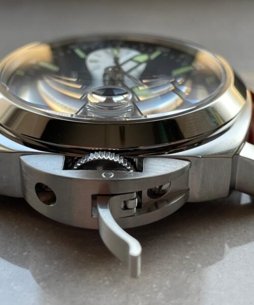Luminor GMT 44mm PAM00088 SS Black Dial on Leather Strap VSF A7750 pam088 - Image 8
