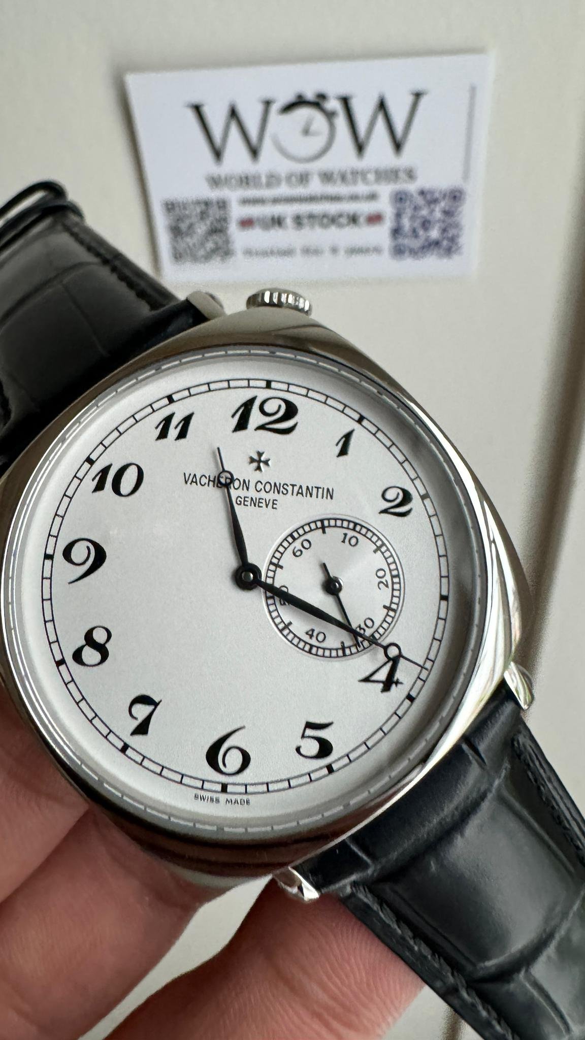 Historiques 40mm American 1921 Black leather White dial SS case Manual winding - Image 8