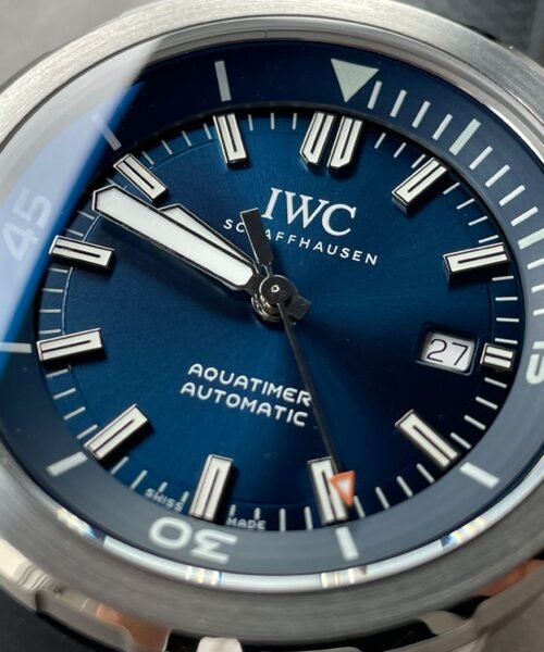 Aquatimer SS IW3290 V6SF 1:1 Best Edition Blue Dial on rubber Bracelet A2892 - Image 7