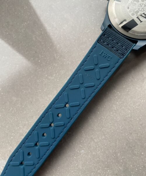 Pilot’s Watch ‘Laureus Sport for Good’ Blue Ceramic M+F Best Edition on Blue Nylon Strap A2892 - Image 13
