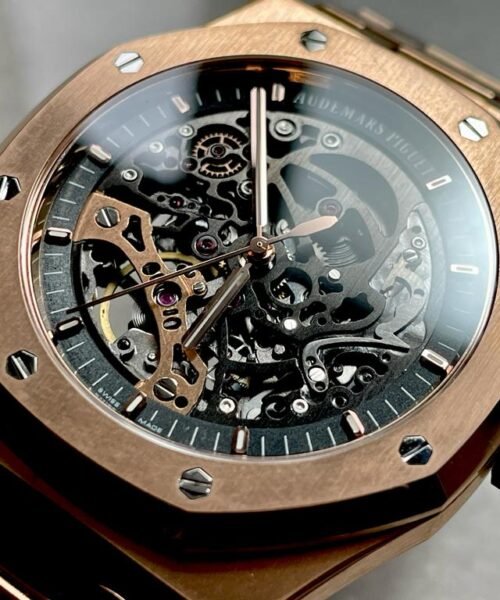 Royal Oak 41mm Openworked 15407 RG APSF 1:1 Best Edition on RG Bracelet A3132 - Image 7