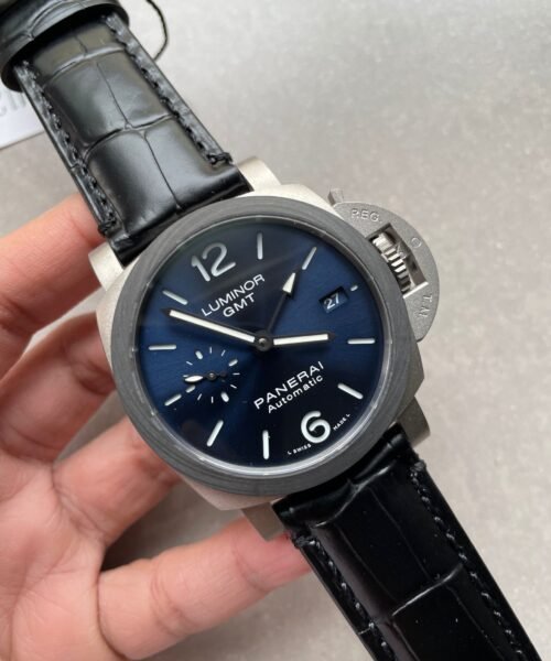 Luminor GMT PAM01279 TI Blue Dial Stick on Leather Strap VSF P9010 - Image 2