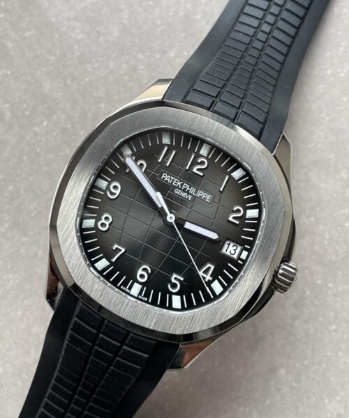 Aquanaut 5167 SS 3KF Best Edition Gray Dial on Black Rubber Strap A324 V2 - Image 4