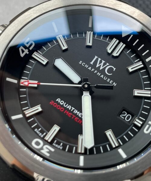 Aquatimer 2000m SS IW3290 V6SF 1:1 Best Edition Black Dial on rubber Bracelet A2892 - Image 4