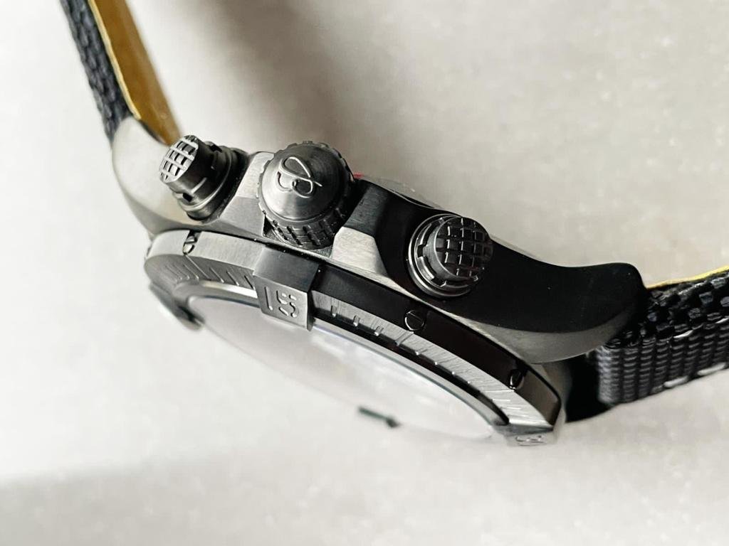 Avenger Bandit DLC GF 1:1 Best Edition Black Dial on Black Nylon Strap A7750 - Image 9