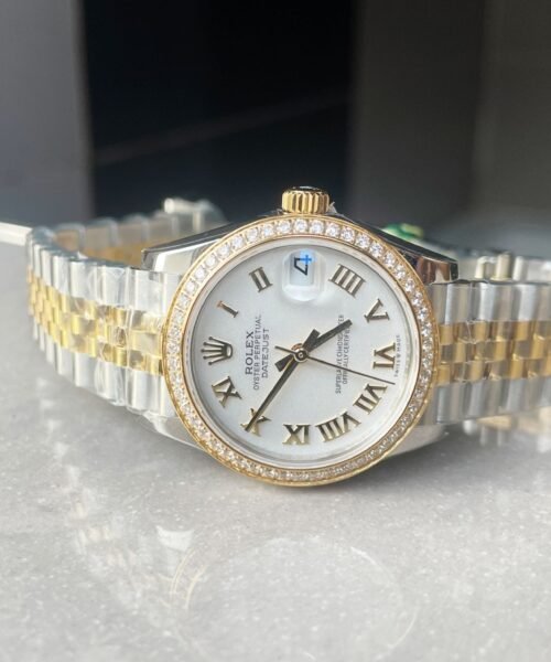 Datejust 31mm 278273 YG/SS White Dial Diamond Bezel on YG/SS Jubilee Bracelet - Image 9