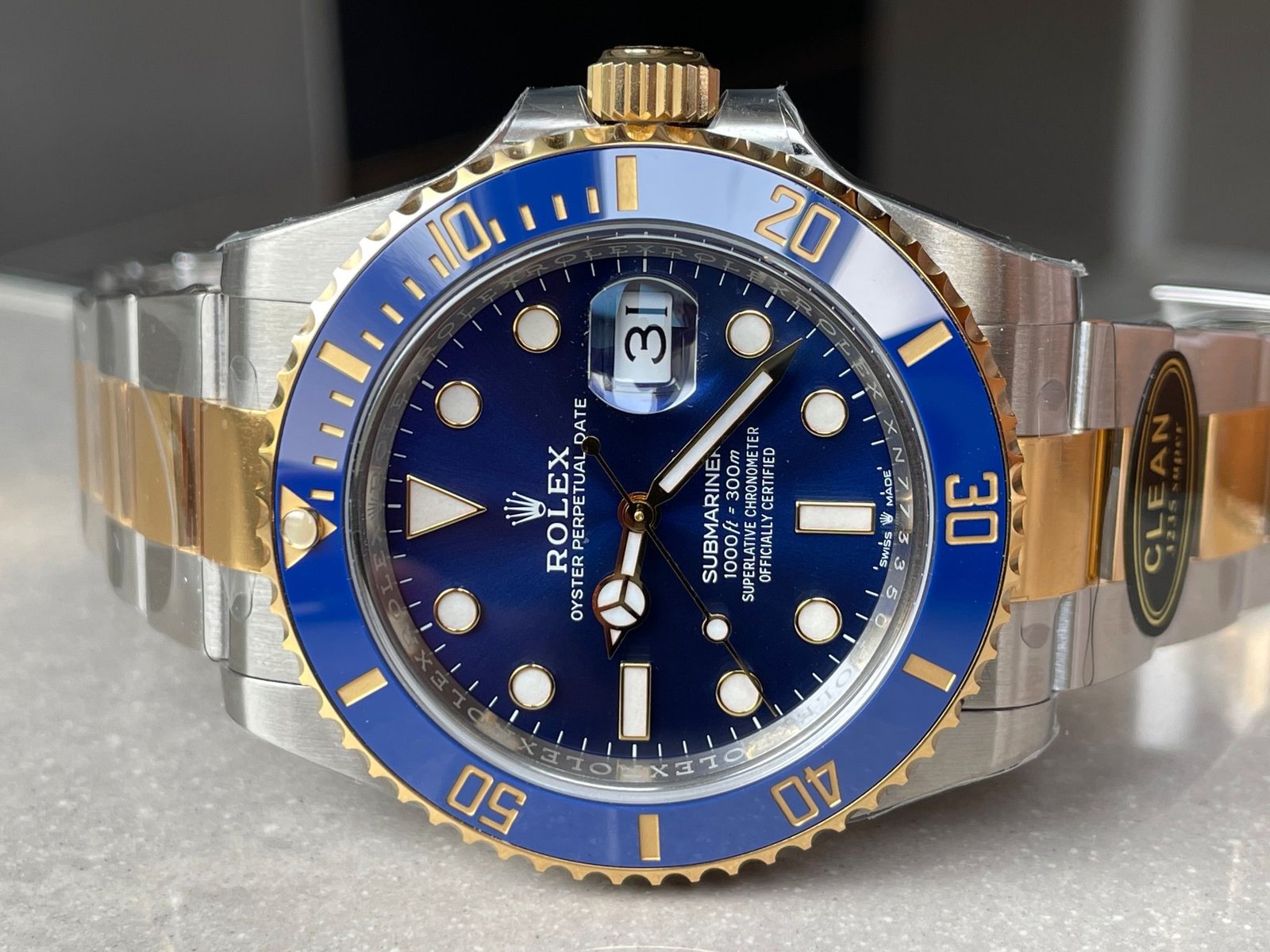 Submariner 126613LB Bluesy 904L YG/SS Blue Dial on YG/SS Bracelet CLEAN VR3235 - Image 7