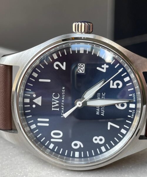 MARK XVIII Le Petit Prince IW327003 SS FKF 1:1 Best Edition Brown Dial On Brown Leather Strap - Image 3
