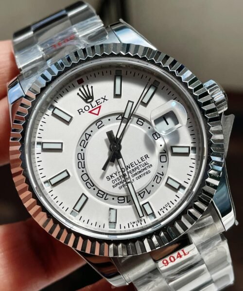 Sky-Dweller 326934 SS Noob 1:1 Best Edition White Dial on SS Bracelet A23J - Image 6