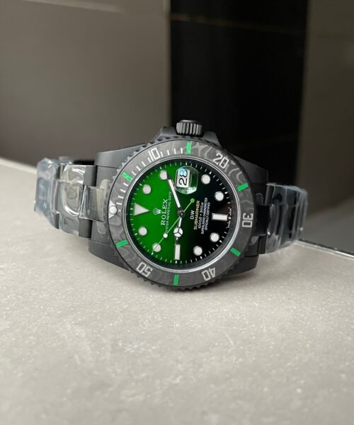Submariner DIW "Parakeet" DLC VSF 1:1 Best Edition Black/Green Dial on DLC Bracelet VS3135 - Image 5