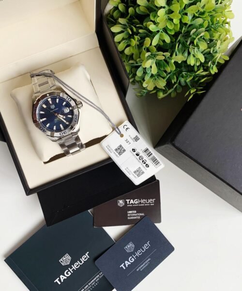 Aquaracer Calibre 5 SS 41mm OGF 1:1 Best Edition steel Bezel Blue Dial on SS Bracelet SW200 - Image 6